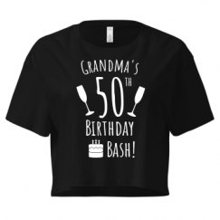 Ladies Festival Cali Crop Top Tee