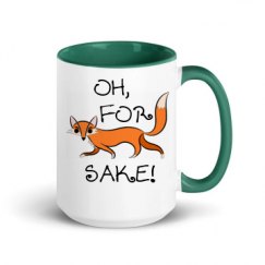 15oz Ceramic Mug with Color Inside