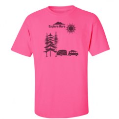 Unisex Ultra Cotton Safety Neon Crewneck Tee