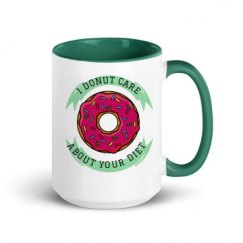 15oz Ceramic Mug with Color Inside