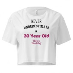 Ladies Festival Cali Crop Top Tee