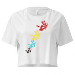 Ladies Festival Cali Crop Top Tee