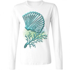 Ladies Relaxed Fit Basic Long Sleeve Tee