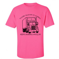 Unisex Ultra Cotton Safety Neon Crewneck Tee