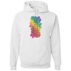 Villa Rainbow Painted Logo Hoodie