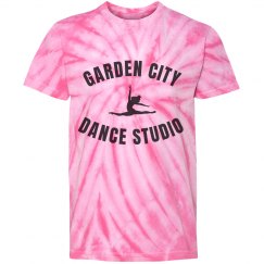 GCDS Kids Black Tie-Dye Tee