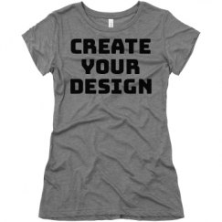 Ladies Slim Fit Super Soft Triblend Tee