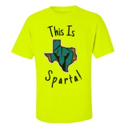 Unisex Ultra Cotton Safety Neon Crewneck Tee