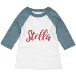 Toddler 3/4 Sleeve Raglan Tee