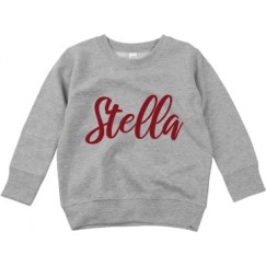 Toddler Crewneck Basic Promo Sweatshirt