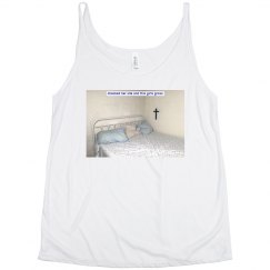 Empty Holy Bed Photo by Lucy LaRue Slouchy Tank