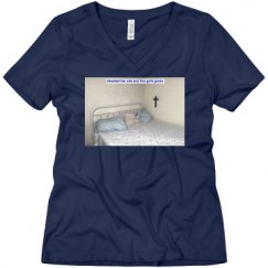 Ladies Relaxed Fit V-Neck Tee