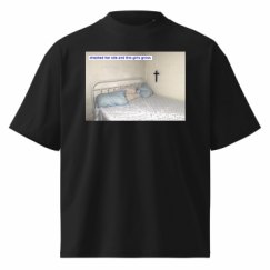 Unisex Organic Oversized High Neck T-Shirt