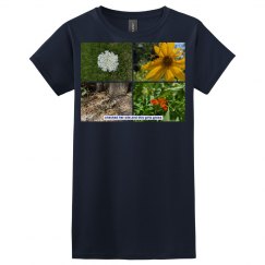 Circle of Life Nature Photo Quad Fitted Tee Shirt