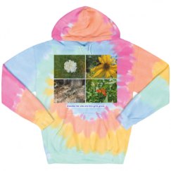 Unisex Tie-Dye Fleece Hoodie
