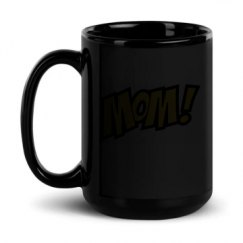 15oz Black Glossy Mug