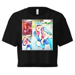 Ladies Festival Cali Crop Top Tee