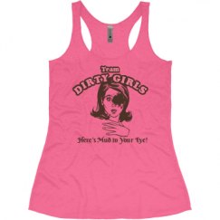 Ladies Slim Fit Super Soft Racerback Triblend Tank