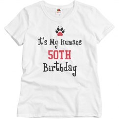 My humans 50th birthday