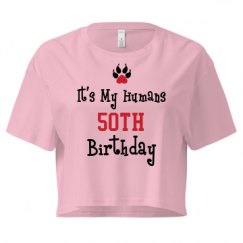 Ladies Festival Cali Crop Top Tee