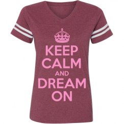 Ladies Relaxed Fit Vintage Sports Tee