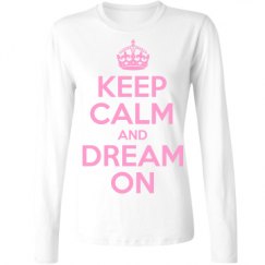 Ladies Relaxed Fit Basic Long Sleeve Tee