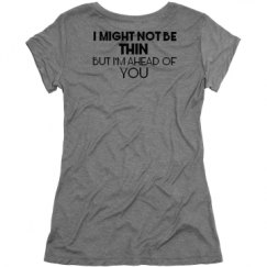 Ladies Slim Fit Super Soft Triblend Tee