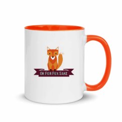 11oz Ceramic Mug with Color Inside