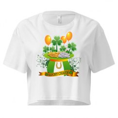 Ladies Festival Cali Crop Top Tee