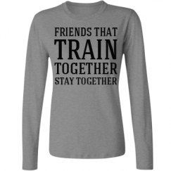 Ladies Relaxed Fit Basic Long Sleeve Tee