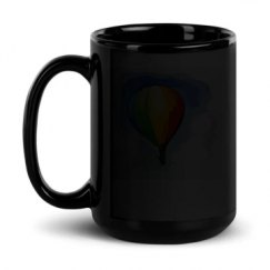 15oz Black Glossy Mug