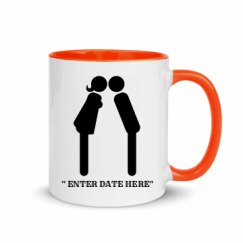 11oz Ceramic Mug with Color Inside