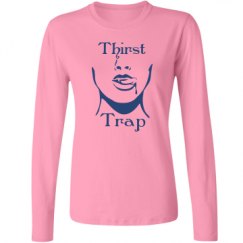 Ladies Relaxed Fit Basic Long Sleeve Tee