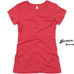 Ladies Slim Fit Super Soft Triblend Tee
