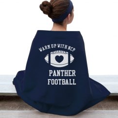 Football Blanket (Blue)