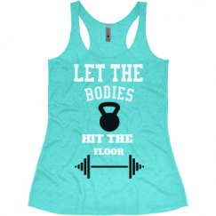 Ladies Slim Fit Super Soft Racerback Triblend Tank