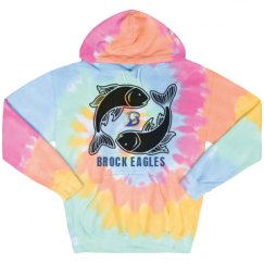 Unisex Tie-Dye Fleece Hoodie