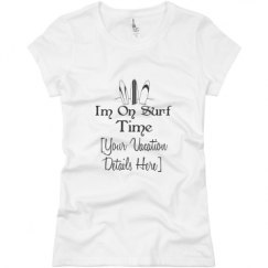 Ladies Slim Fit Basic Promo Jersey Tee