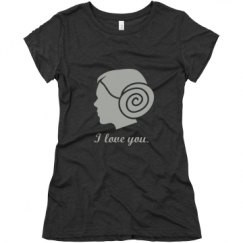 Ladies Slim Fit Super Soft Triblend Tee