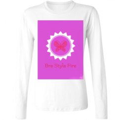 Ladies Relaxed Fit Basic Long Sleeve Tee