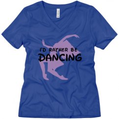 Ladies Relaxed Fit V-Neck Tee
