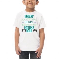 Gamer Dad Toddler Ruffle Tee