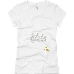 Ladies Slim Fit Basic Promo Jersey Tee