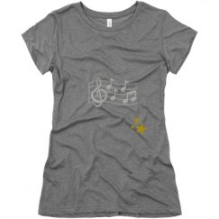 Ladies Slim Fit Super Soft Triblend Tee