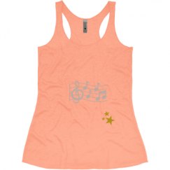 Ladies Slim Fit Super Soft Racerback Triblend Tank