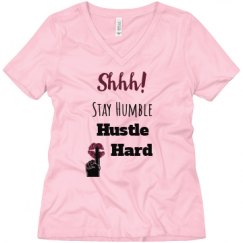 Ladies Relaxed Fit V-Neck Tee