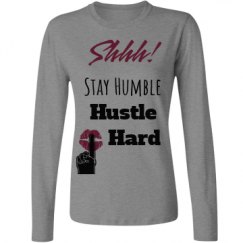 Ladies Relaxed Fit Basic Long Sleeve Tee