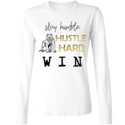 Ladies Relaxed Fit Basic Long Sleeve Tee