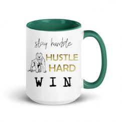 15oz Ceramic Mug with Color Inside