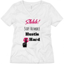 Ladies Relaxed Fit V-Neck Tee